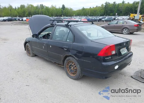 2004 Honda Civic Lx z USA, uszkodzony, nr VIN 2HGES165X4H543397